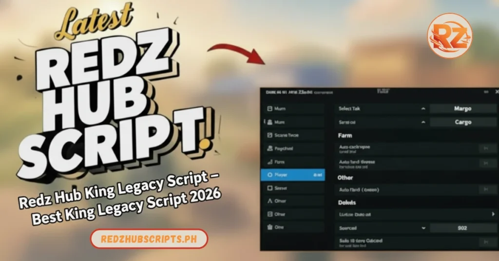 Redz Hub King Legacy Script – Best King Legacy Script 2026