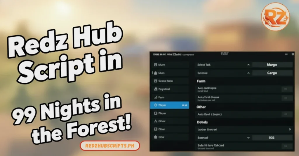 Redz Hub Script in 99 Nights in the Forest