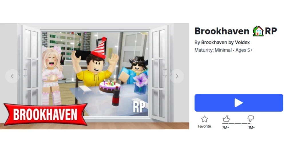 pen Roblox and join Brookhaven