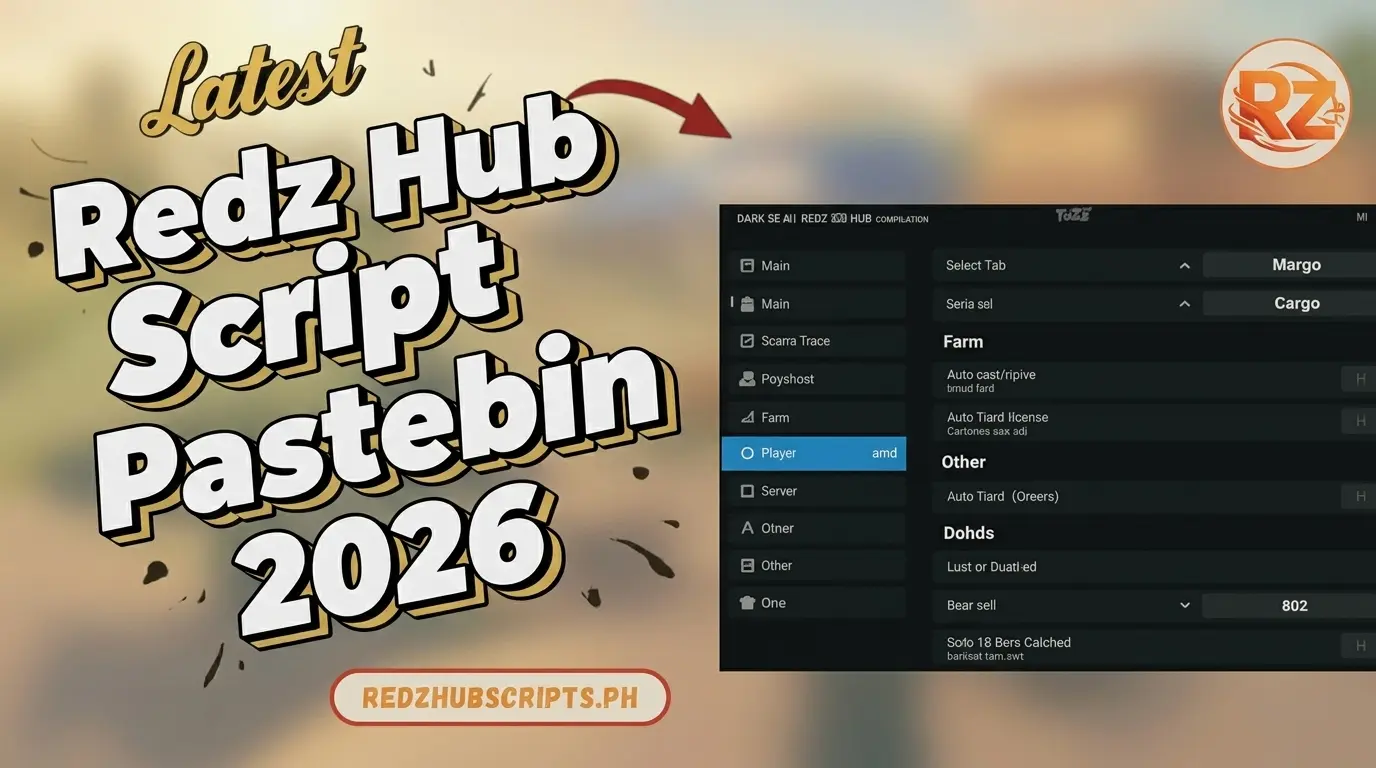 Redz Hub Script Pastebin 2026: Auto Farm, ESP & No Key